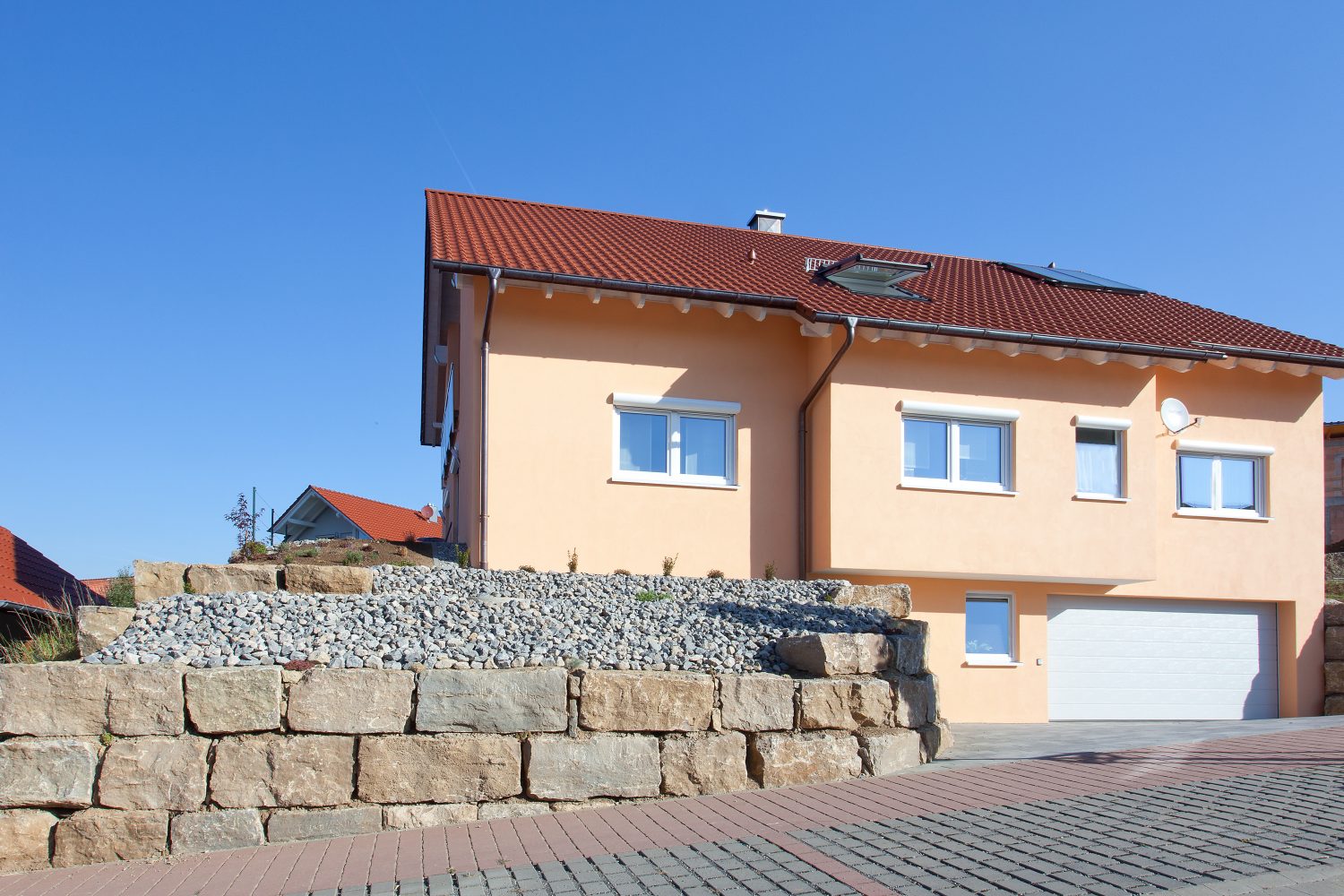 Hangabsicherung mit Blocksatz