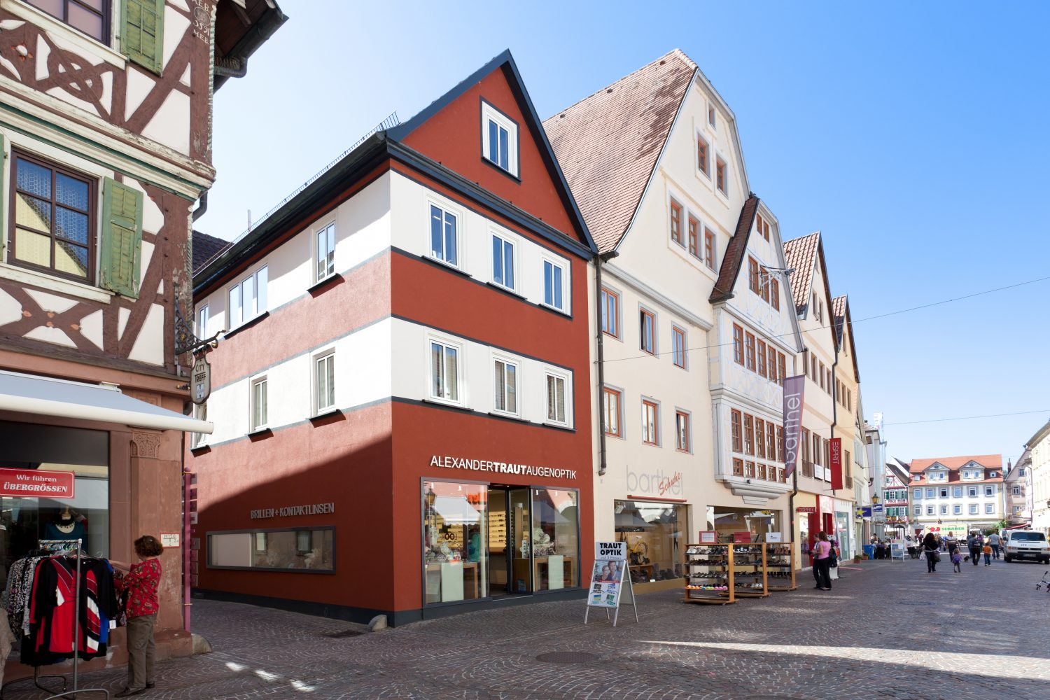 Modernisiertes Geschäftsgebäude in Bad Mergentheim